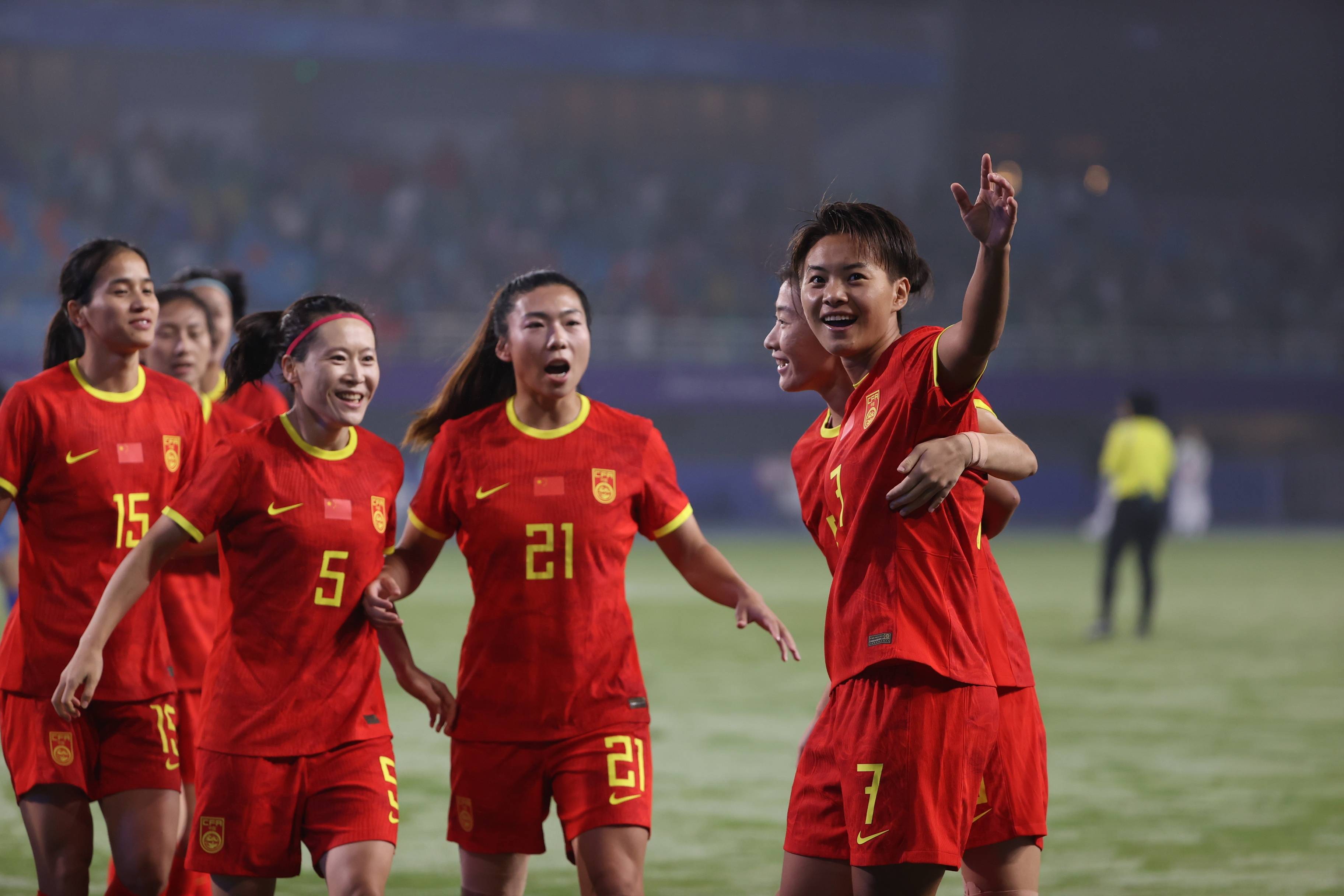 中国女足国家队备战亚洲杯，实力令人期待